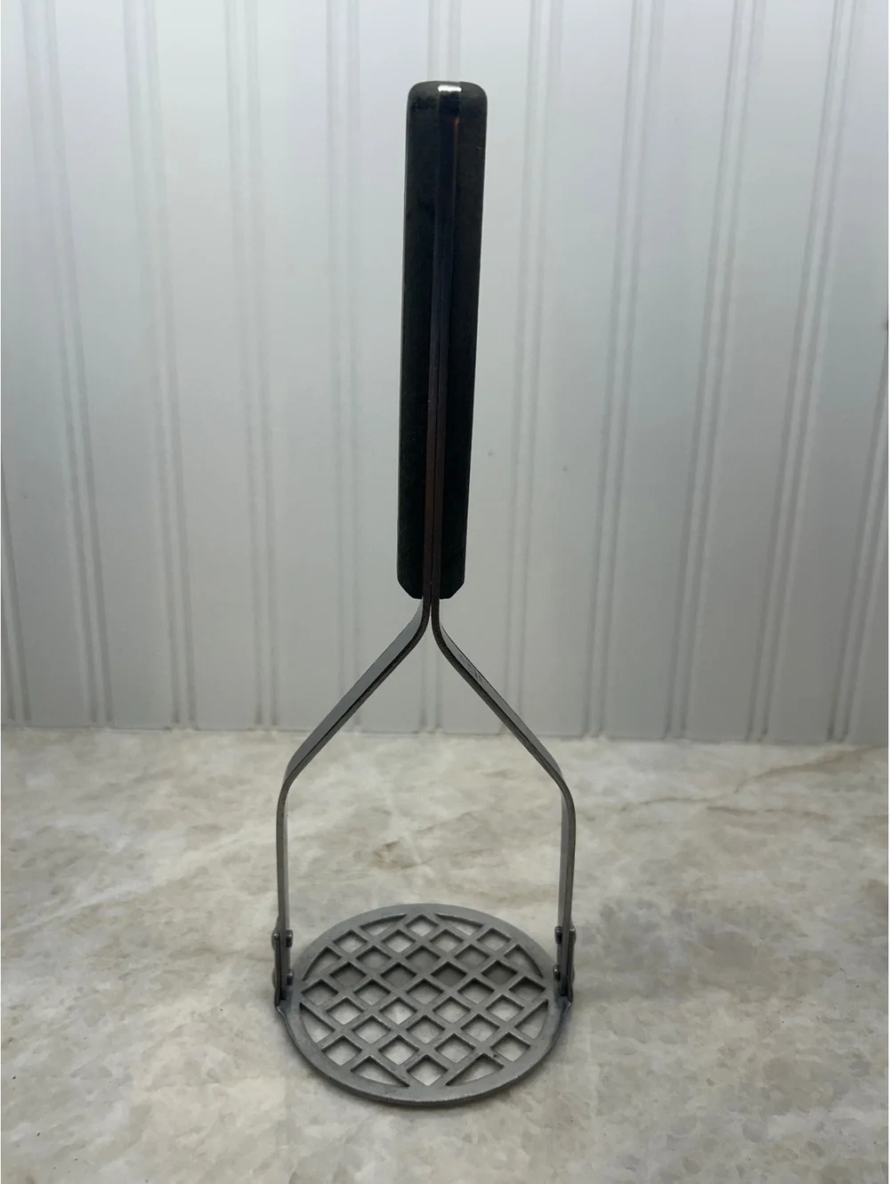 Vintage Flint Arrowhead Potato Masher – Stainless Steel, Made in USA
